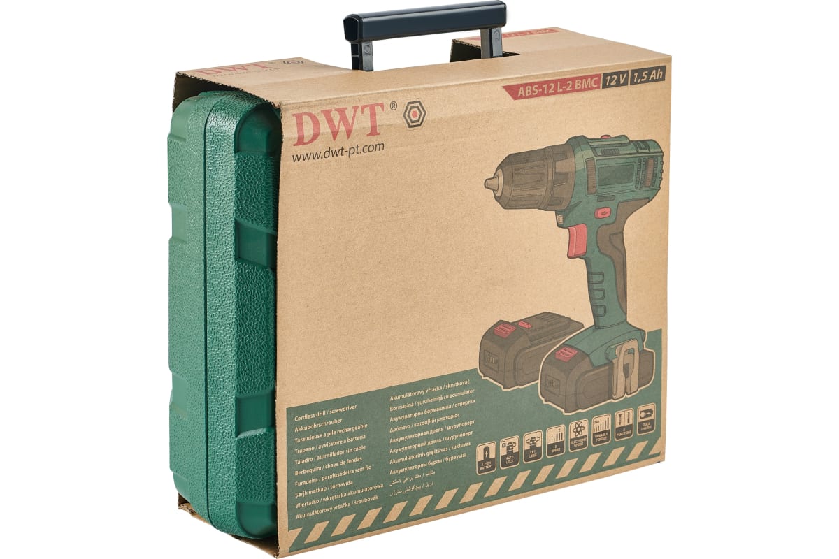 Аккумуляторная дрель-шуруповерт DWT ABS-12 L-2 BMC 5.2.1