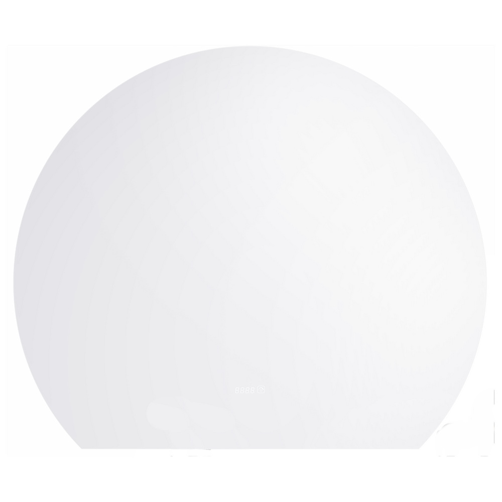 Зеркало Orans BC-9013 100 см с подсветкой, часами, антипар