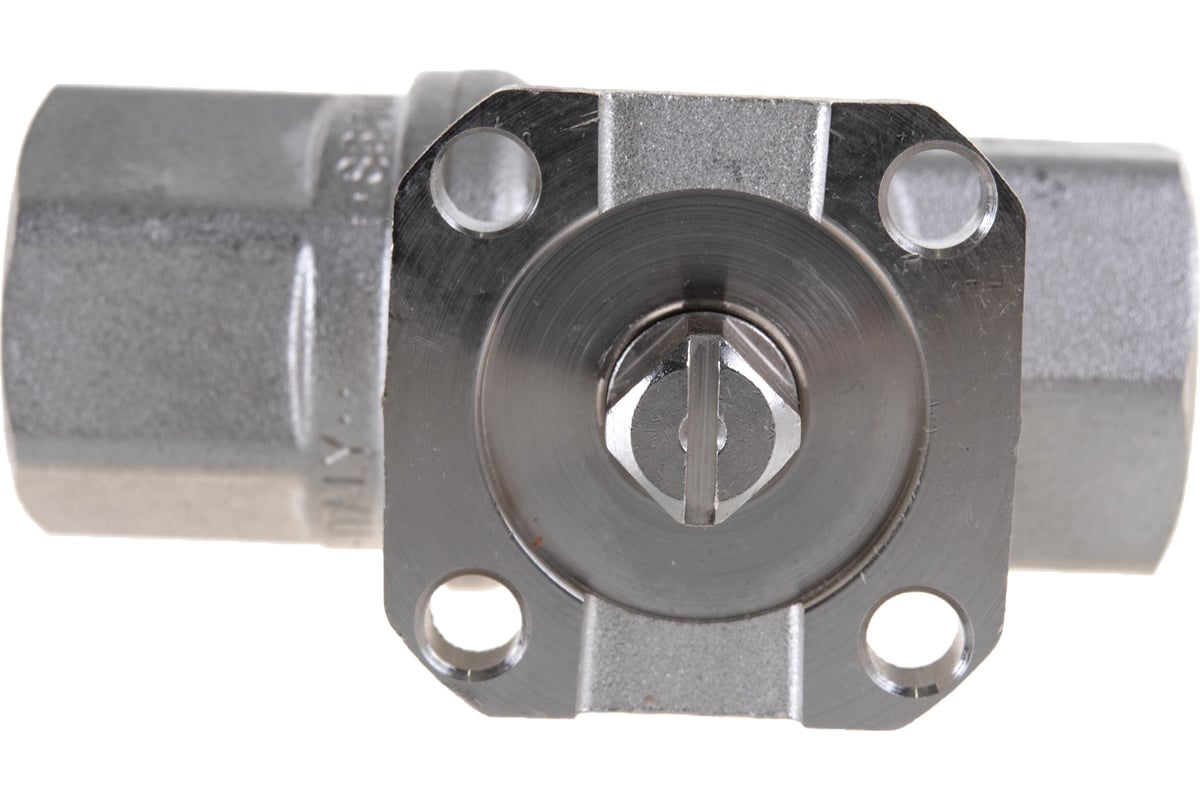 Шаровой кран RUB серия TORINO S.64, под привод, 1/2 DN15 PN40, ВР-ВР, усиленный S64D00