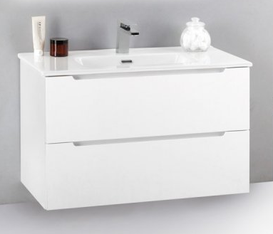 Мебель для ванной BelBagno Etna 80x39 см Bianco Lucido