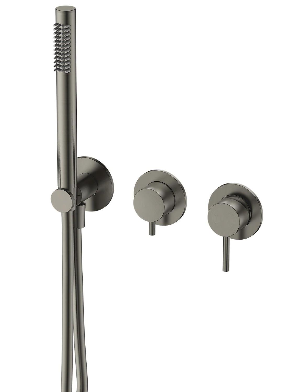 Смеситель для душа AQUAme Siena AQM8805GM оружейный металл Смеситель для душа AQUAme Siena AQM8805GM оружейный металл