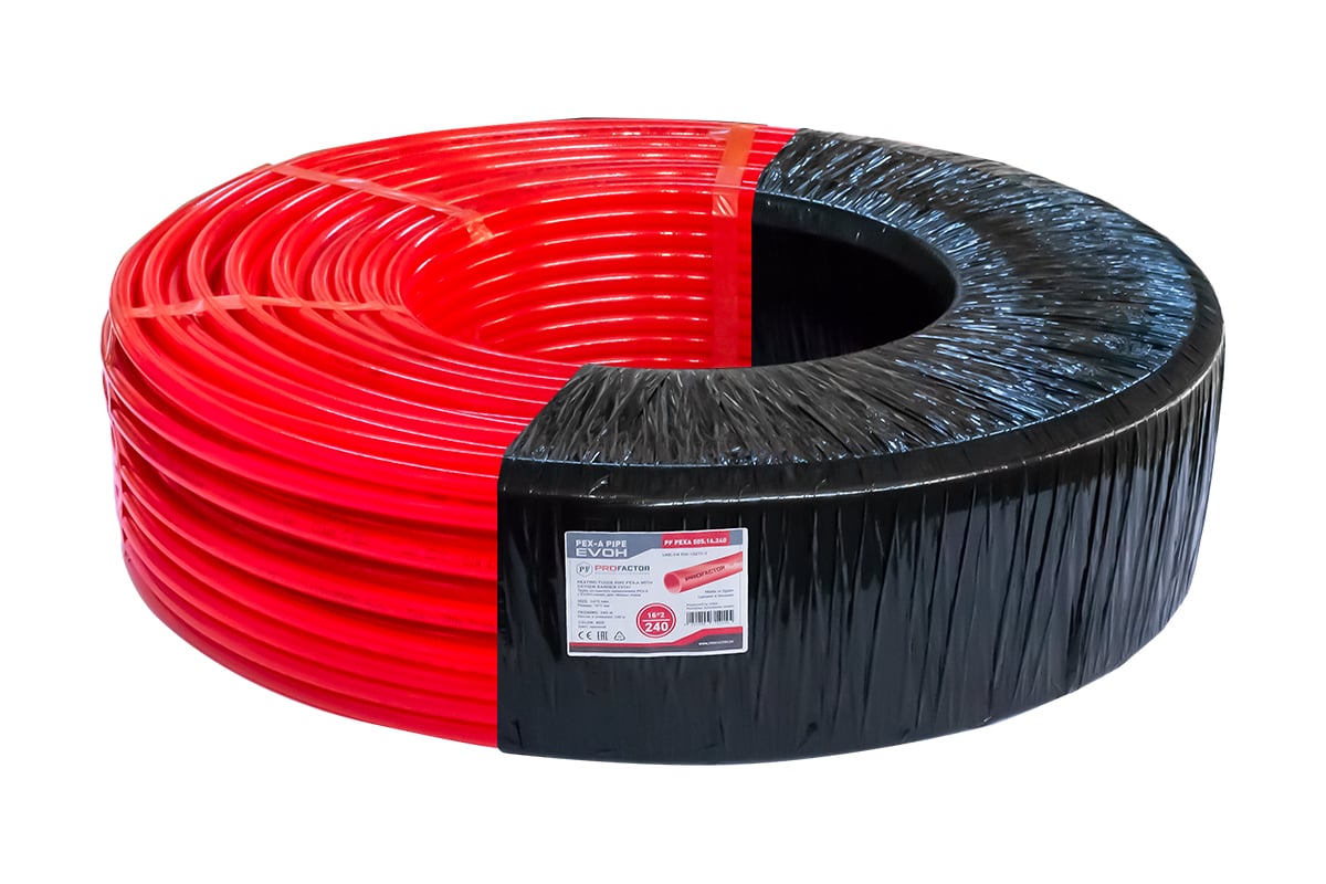 Труба из сшитого полиэтилена PEX-A EVOH для теплых полов PROFACTOR 16х2 (бухта 240м) PF PEXA 505.16.240