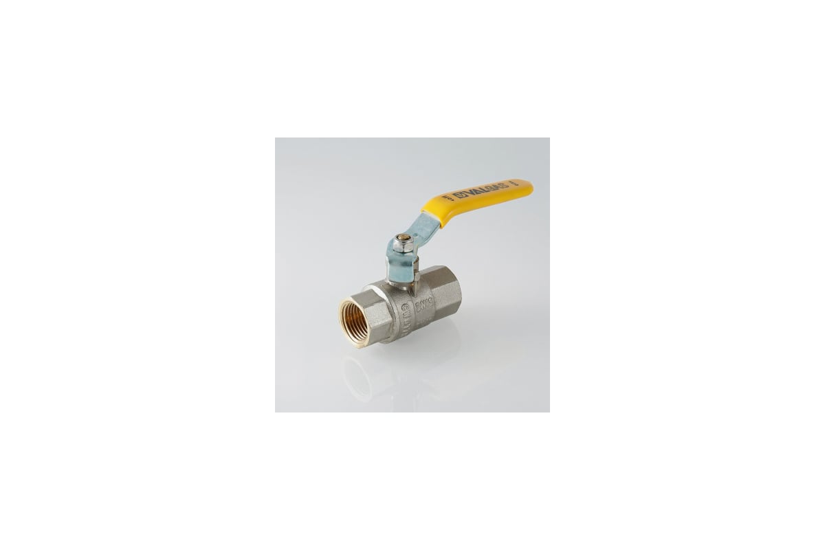 Шаровой газовый кран, стальная рукоятка 1/2 вн.-вн. Valtec VALGAS VT.271.N.04