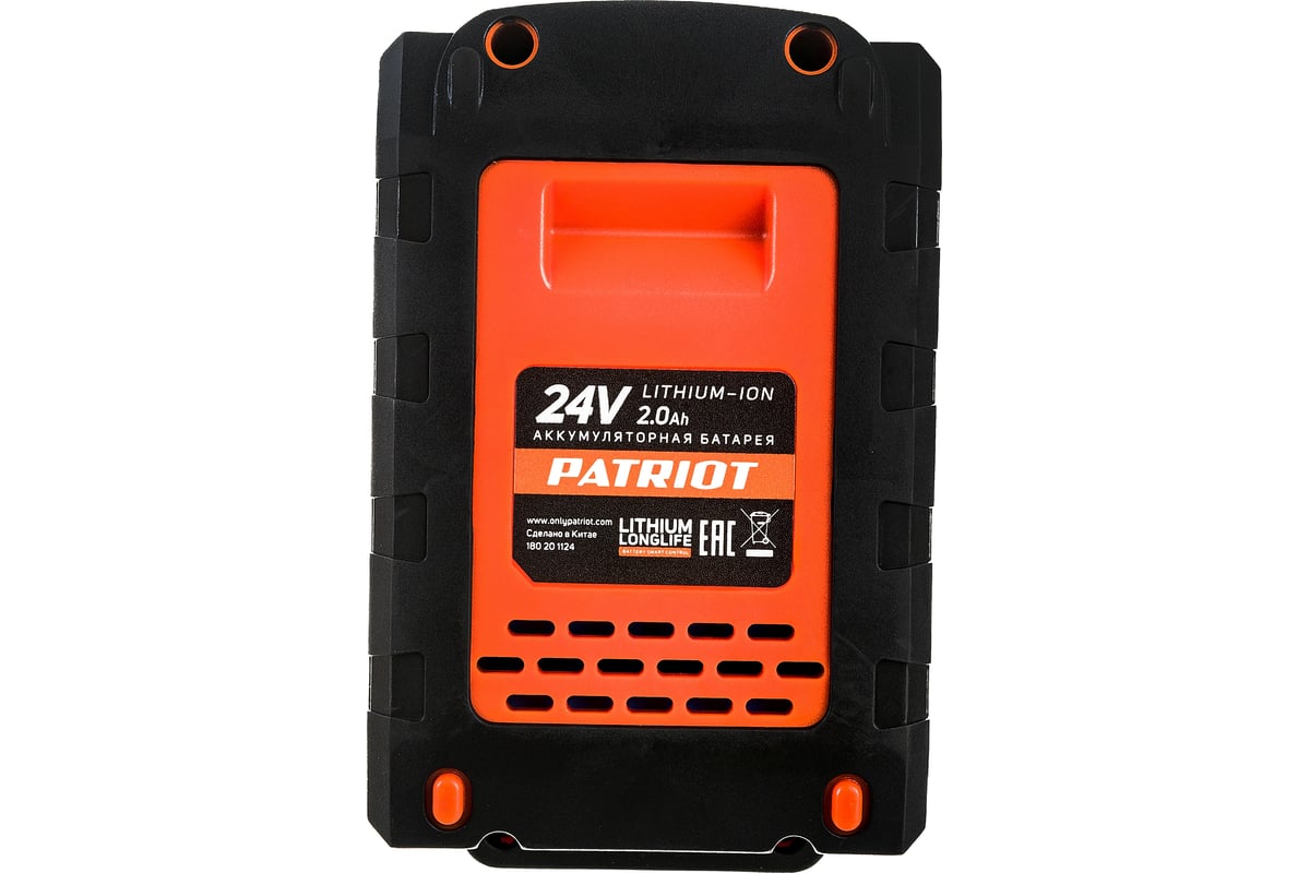 Аккумулятор PB BR 24V Li-ion ES 2.0Ah Patriot 180201124