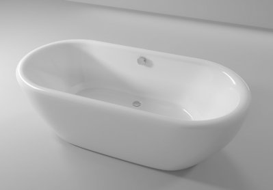 Акриловая ванна Riho Dua 180x86 см белая панель