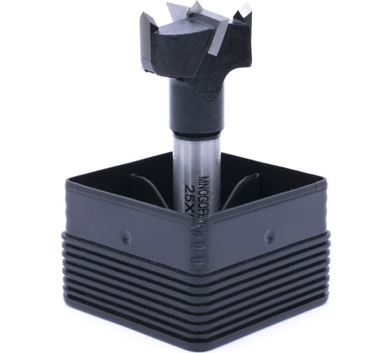 Сверло чашечное четырехзаходное по дереву FT120112R (25х57 мм; хв-к 10 мм; правое вращение) МНОГОФРЕЗ 6601