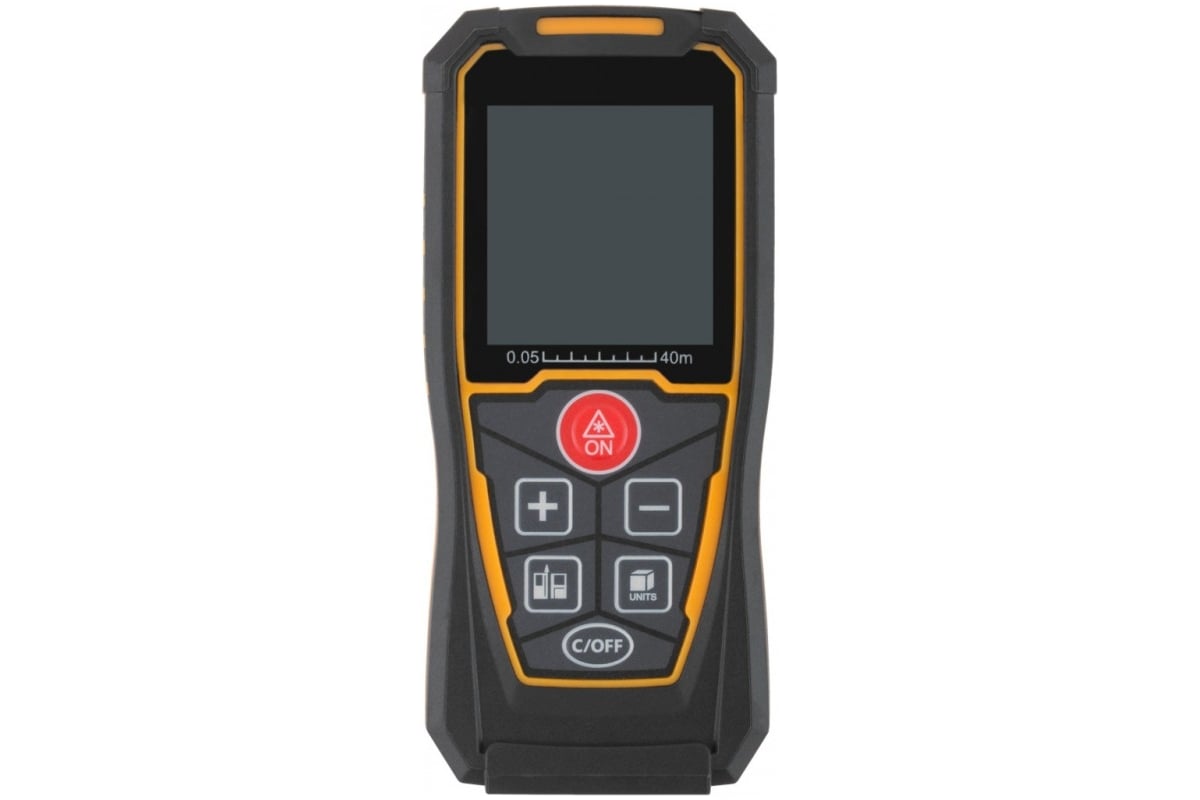 Лазерный дальномер FIT расчет площади/объема, LCD дисплей, диапазон 40 м 18681