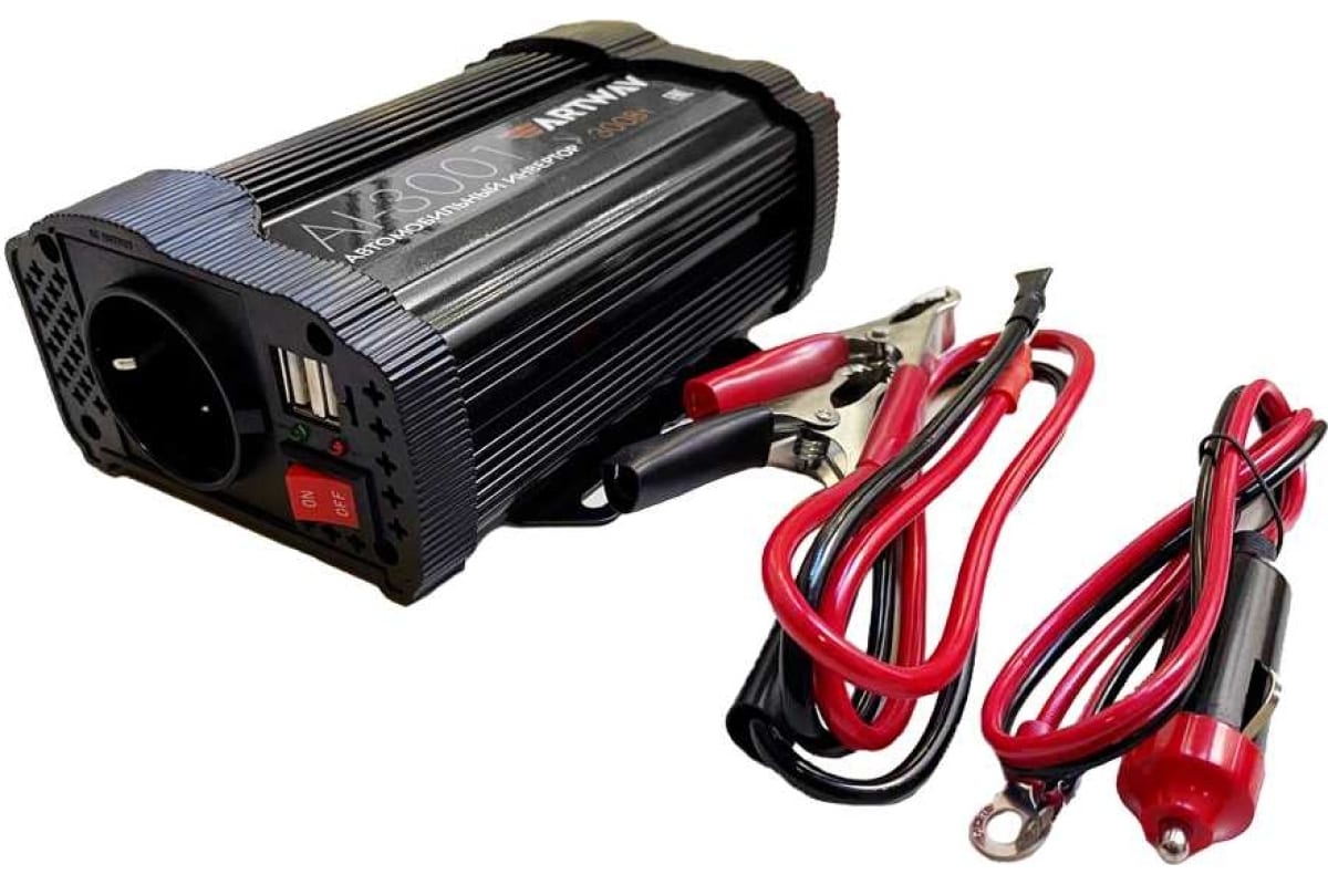 Инвертор Artway 12В/220В 300W AI-3001
