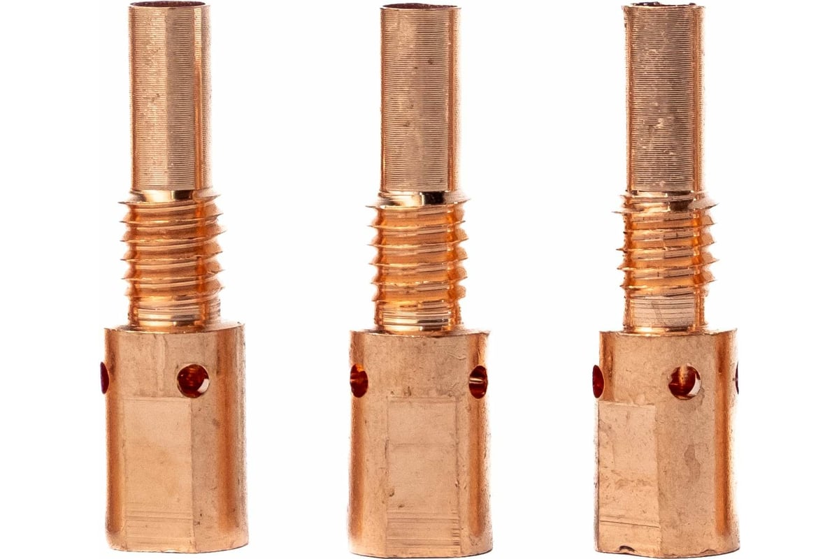Держатель наконечника 25-AK, медь E-Cu, 10 шт, M8, 35 мм GOLDEN BRIDGE 1192
