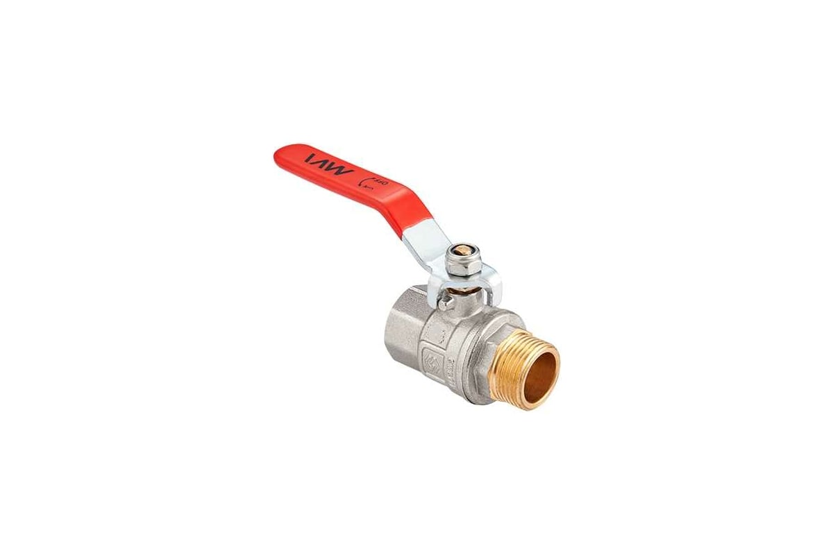 Шаровой кран MVI полнопроходной 1 1/2" внутренняя-наружная, ручка BV.512.08
