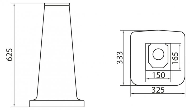 Пьедестал для раковины BelBagno Boheme BB115P