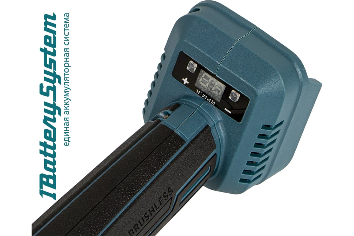 Аккумуляторная углошлифовальная машина Sturm CAG1812BLE