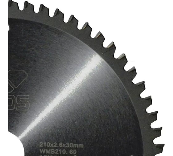 Диск пильный по цветным металлам и ламинату (210x30 мм; Z60) KEOS WMB210.60