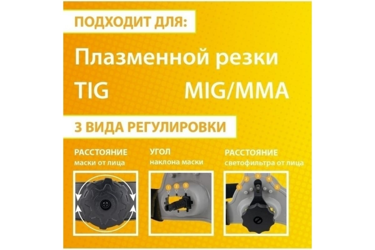 Маска сварщика хамелеон Jasmine PRO 3-11 DIN CET Ф1-J-PRO