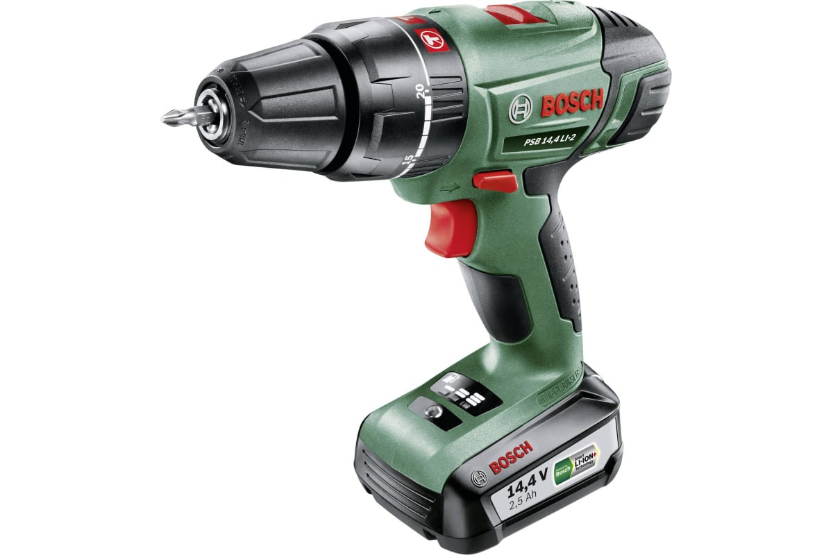 Ударная дрель-шуруповерт Bosch PSB 14.4 LI-2 0.603.982.408