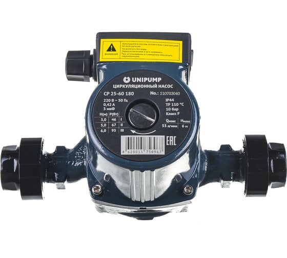 Циркуляционный насос UNIPUMP CP 25-60 180 76681