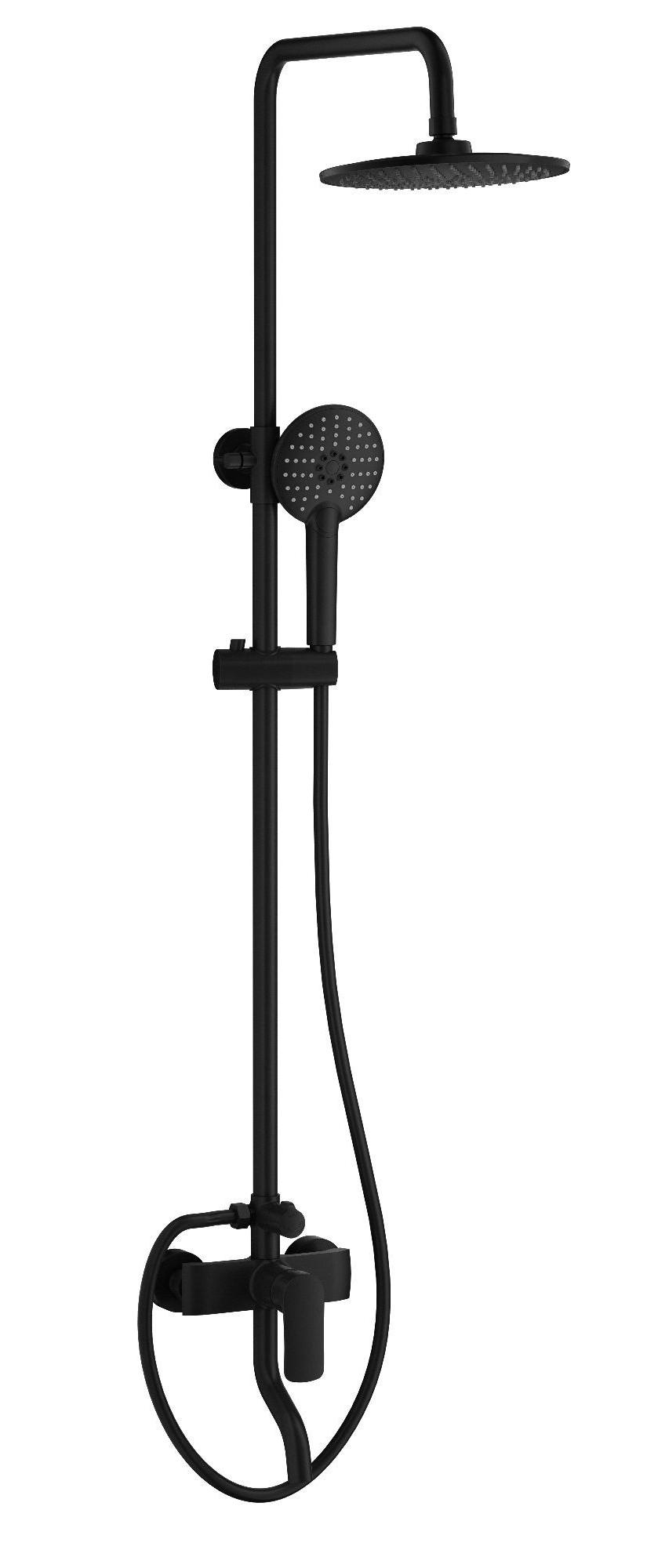 Душевая стойка Wonzon&Woghand Line WW-AE3354-MB черный матовый