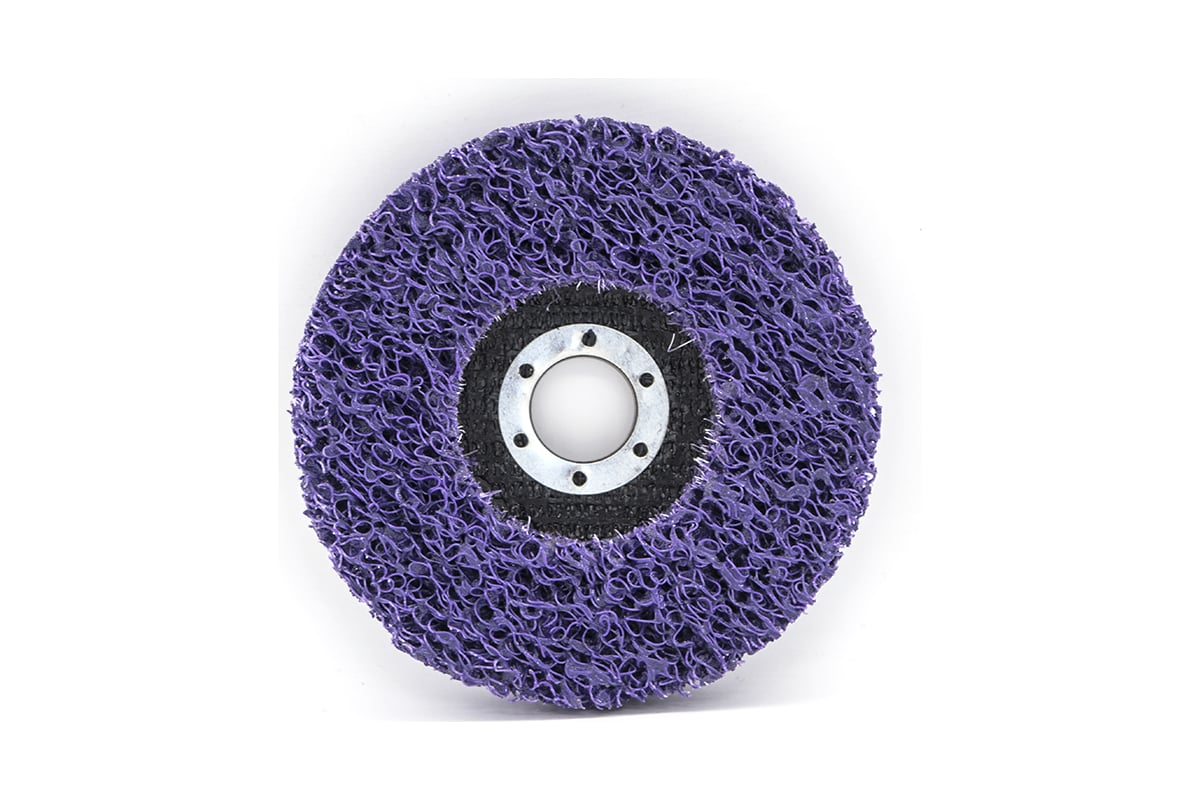 Круг зачистной полимерный коралловый Purple (125х22.2х15 мм; зернистость очень грубая extra coarse) РемоКолор 37-1-405