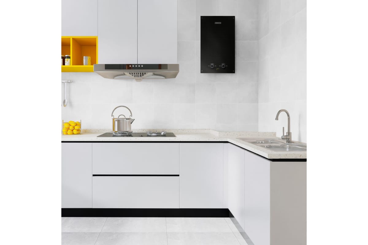 Газовая колонка Zanussi GWH 10 Fonte Glass Carbon НС-1194436