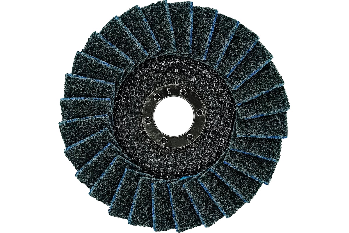 Круг лепестковый полировальный войлочный FINE 125x22 мм Vertextools 12125-3