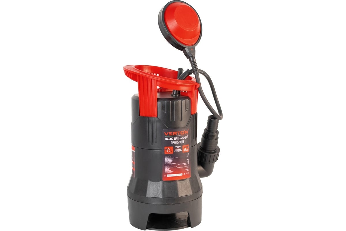 Дренажный насос для грязной воды Verton AQUA DP400/35PE 01.14140.14153