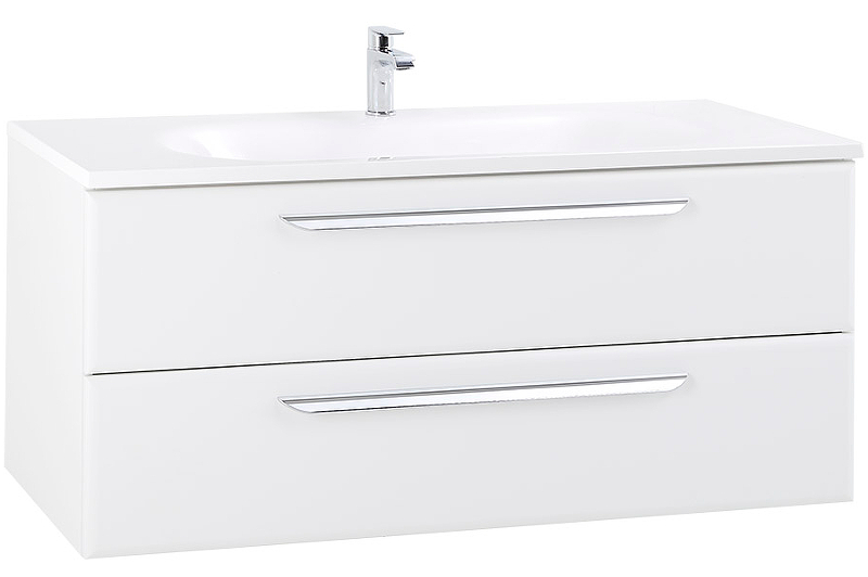 Тумба с раковиной Cezares Eco 120 см Bianco Opaco