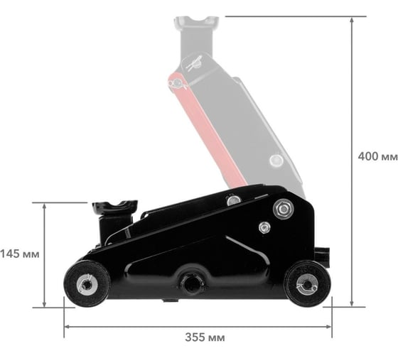 Гидравлический подкатной домкрат STARTUL Auto 2.5 т ST8014-07