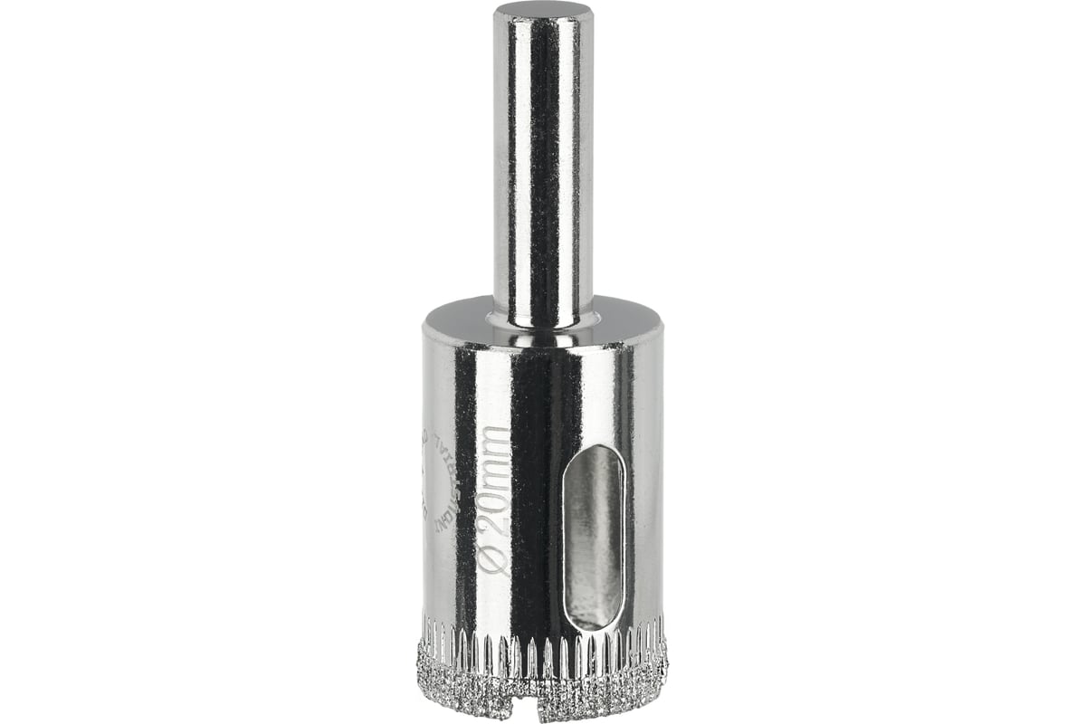 Коронка алмазная по керамике, плитке и стеклу 20 мм Diamond Industrial DIDCBC020