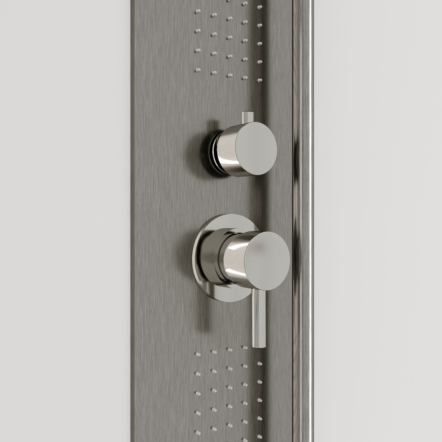 Душевая кабина Black&White Galaxy G8708N 110x80 брашированный никель