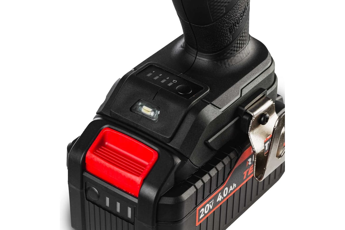 Ударный аккумуляторный гайковерт RUNTEC TECHNIC 1/2, 20 В, 2x4 Ач, 300 Нм RT-IW300T