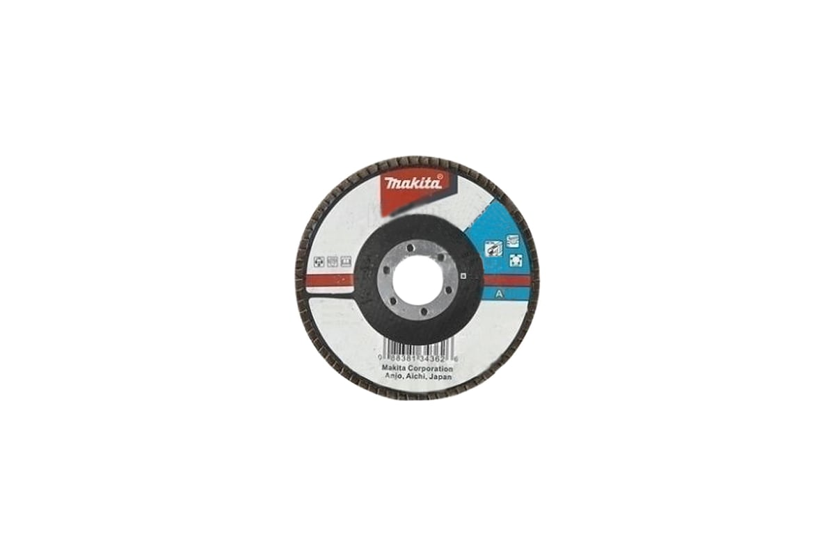 Диск лепестковый для УШМ (125х22 мм; К80) Makita D-27305