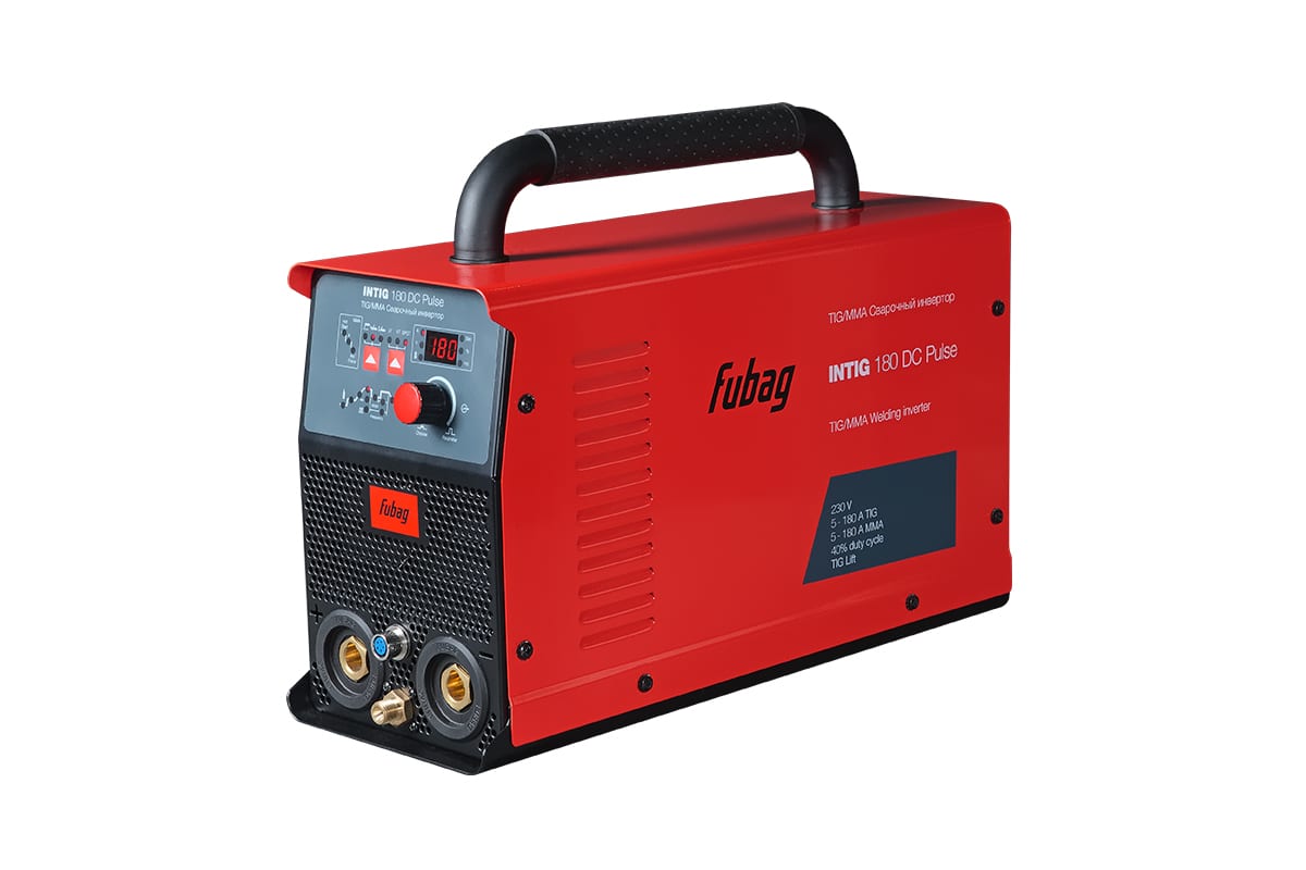 Сварочный инвертор Fubag INTIG 180 DC PULSE, 31450, горелка FB TIG 26 5P 4m, 38459, 31450.1
