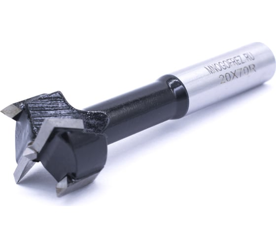 Сверло чашечное четырехзаходное по дереву FT120207R (20х70 мм; хв-к 10 мм; правое вращение) МНОГОФРЕЗ 6594