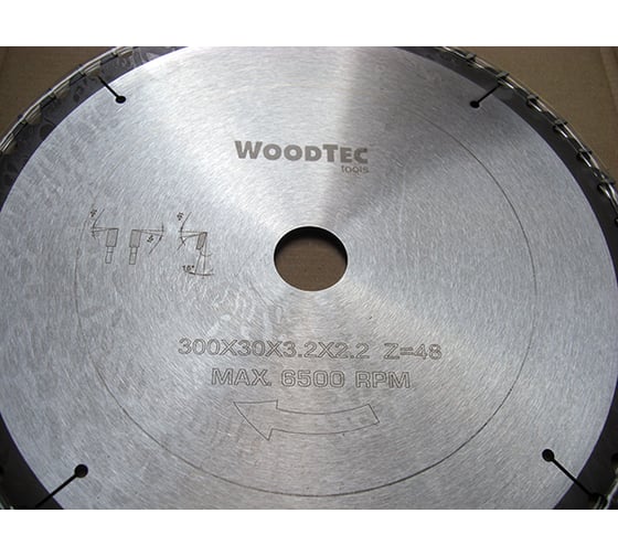 Пила дисковая 300х3.2/2.2x30 мм, Z48 WZ Woodtec ИН 299121