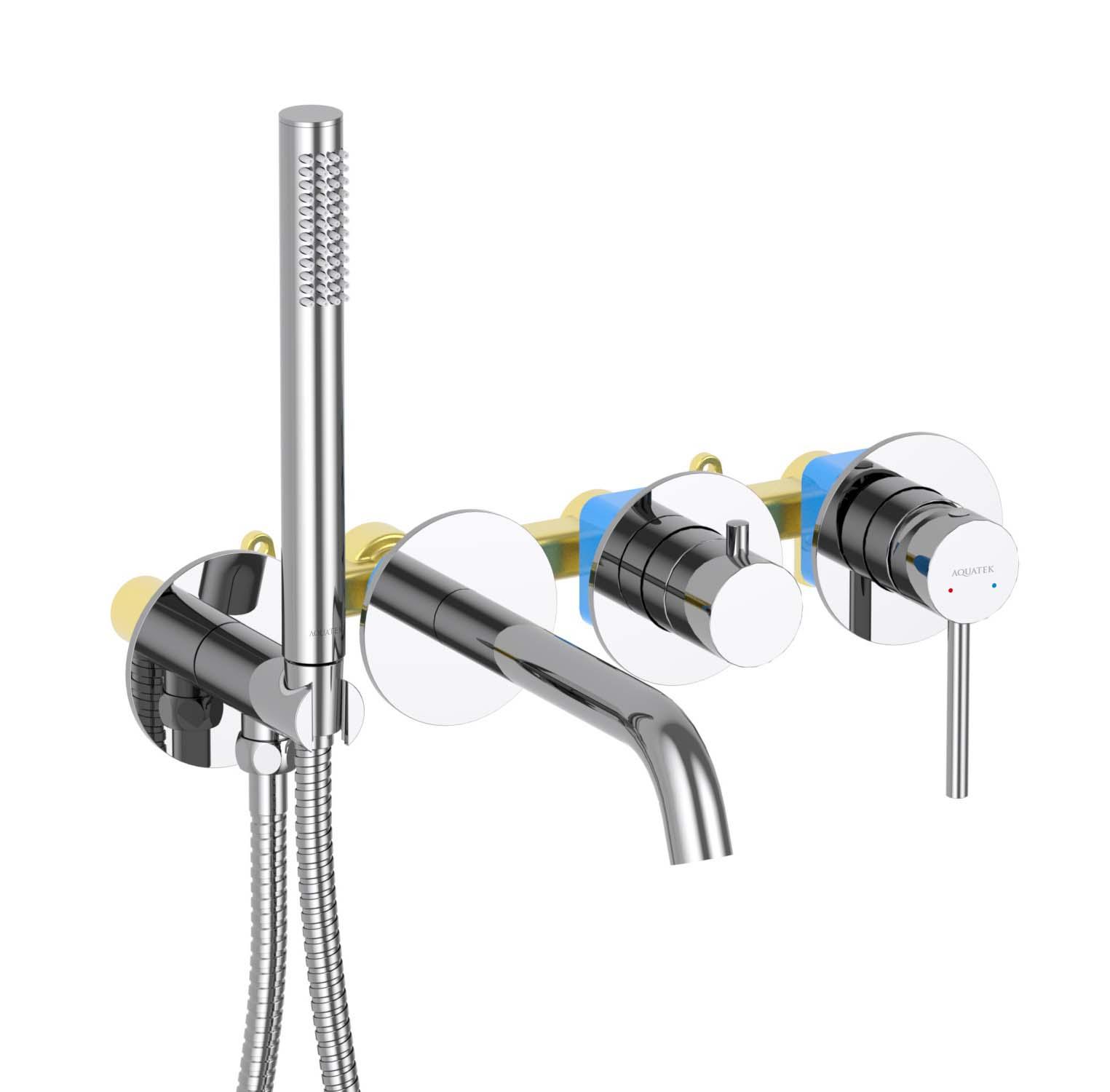 Смеситель для ванны Aquatek Европа AQ1344CR хром Смеситель для ванны Aquatek Европа AQ1344CR хром