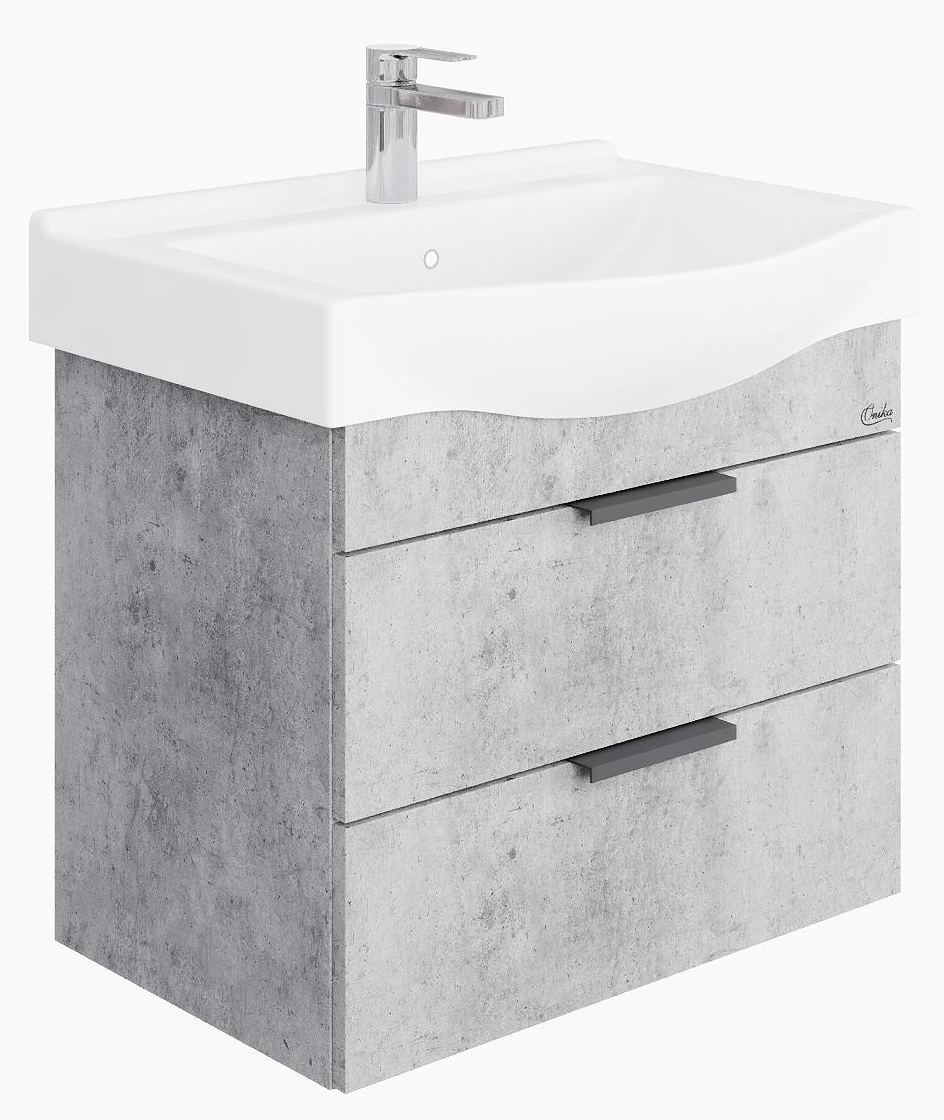 Мебель для ванной Onika Девис 65 см бетон чикаго