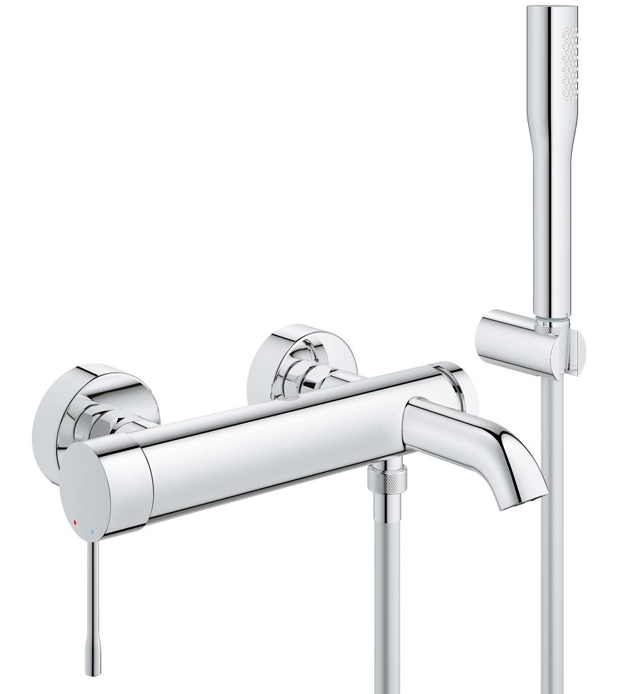 Смеситель для ванны Grohe Essence 33628001 с душевым гарнитуром