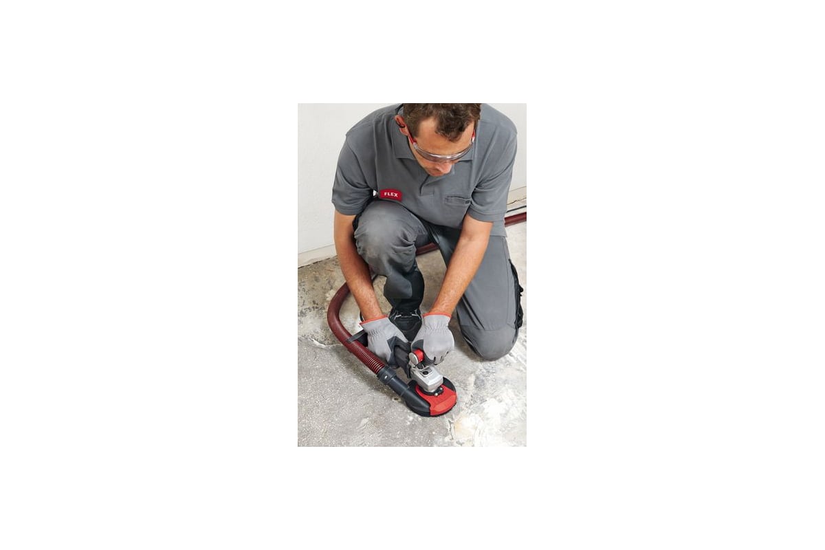 Мощная шлифовальная машина для санационных работ Flex LD 18-7 125 R, Kit TH-Jet 408611