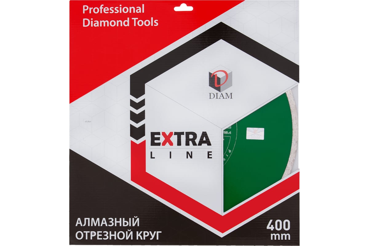 Диск алмазный отрезной сплошной по граниту 1A1R GRANITE-ELITE (400x60/25.4 мм; 2.4x9.5 мм) Diam 652