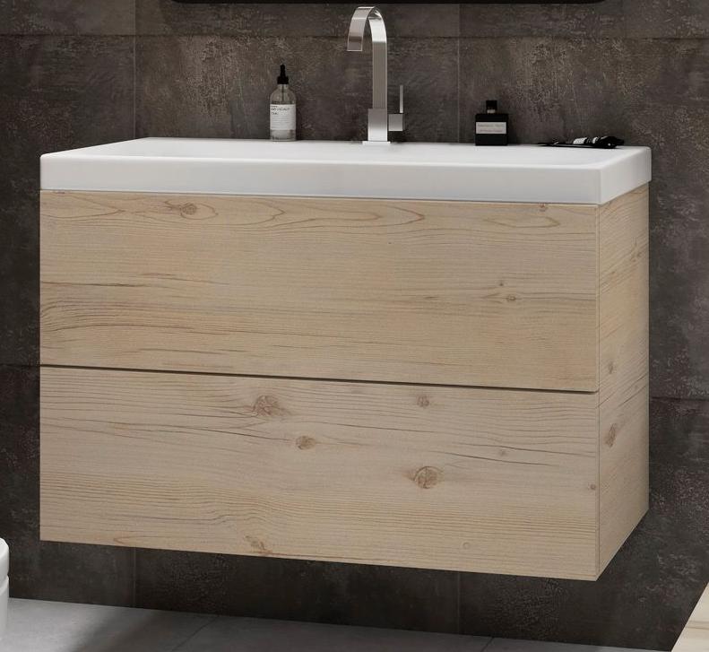 Тумба с раковиной Art&Max Verona Push 90 см