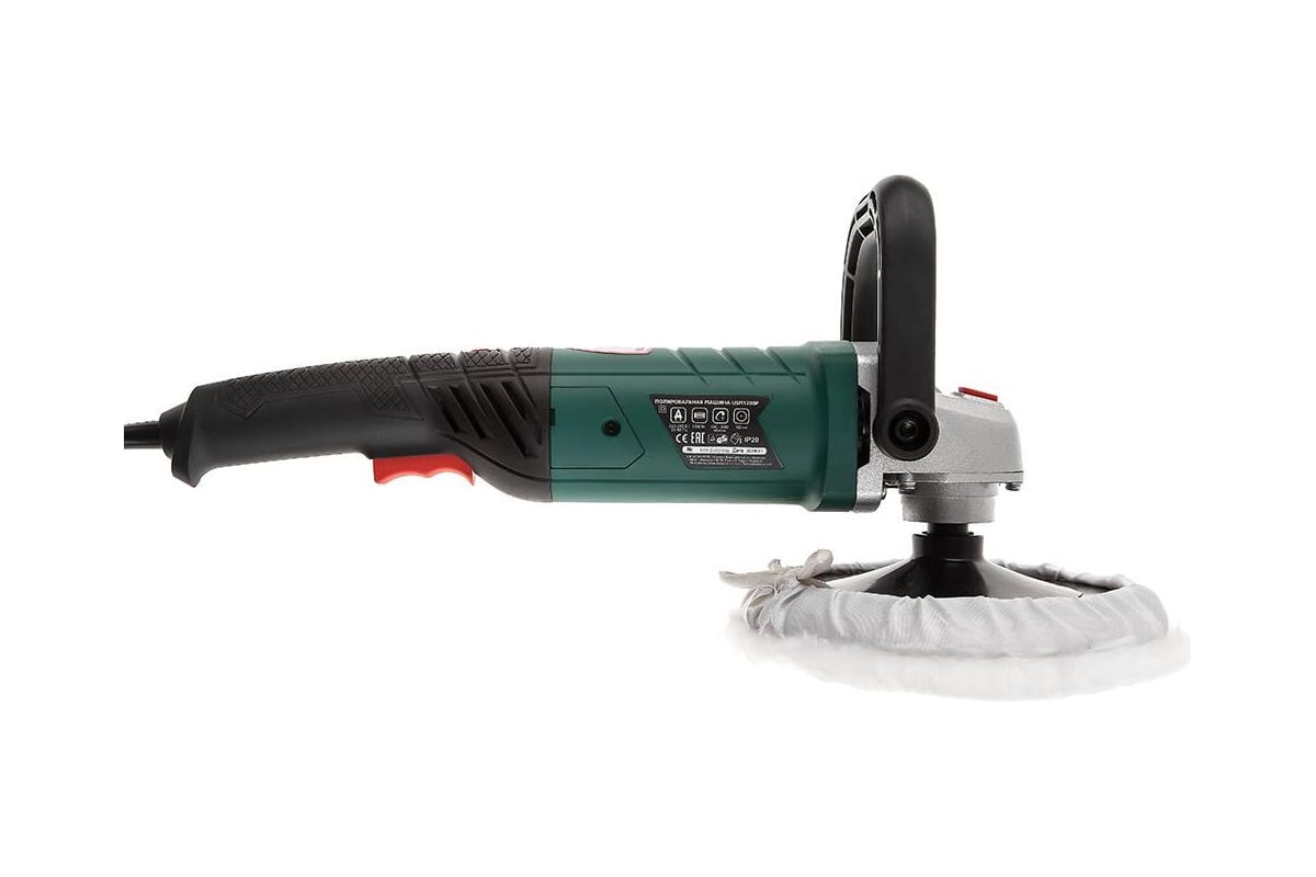 Шлифовальная угловая машина Hammer Flex 1200 Вт, 600-3500 об/мин, тарелка 180 мм USM1200P