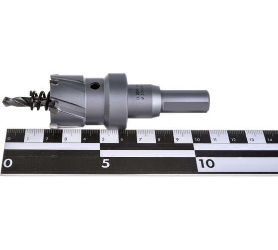 Коронка по металлу HM (30х28 мм; хвостовик 13 мм; комплект) D.BOR HS-HM-28-030-T