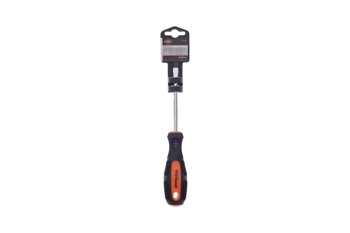 Шлицевая отвертка 6,5х1,2х100мм AV Steel AV-420604