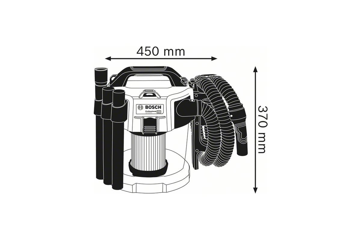 Аккумуляторный пылесос Bosch GAS 18V-10 L 06019C6300