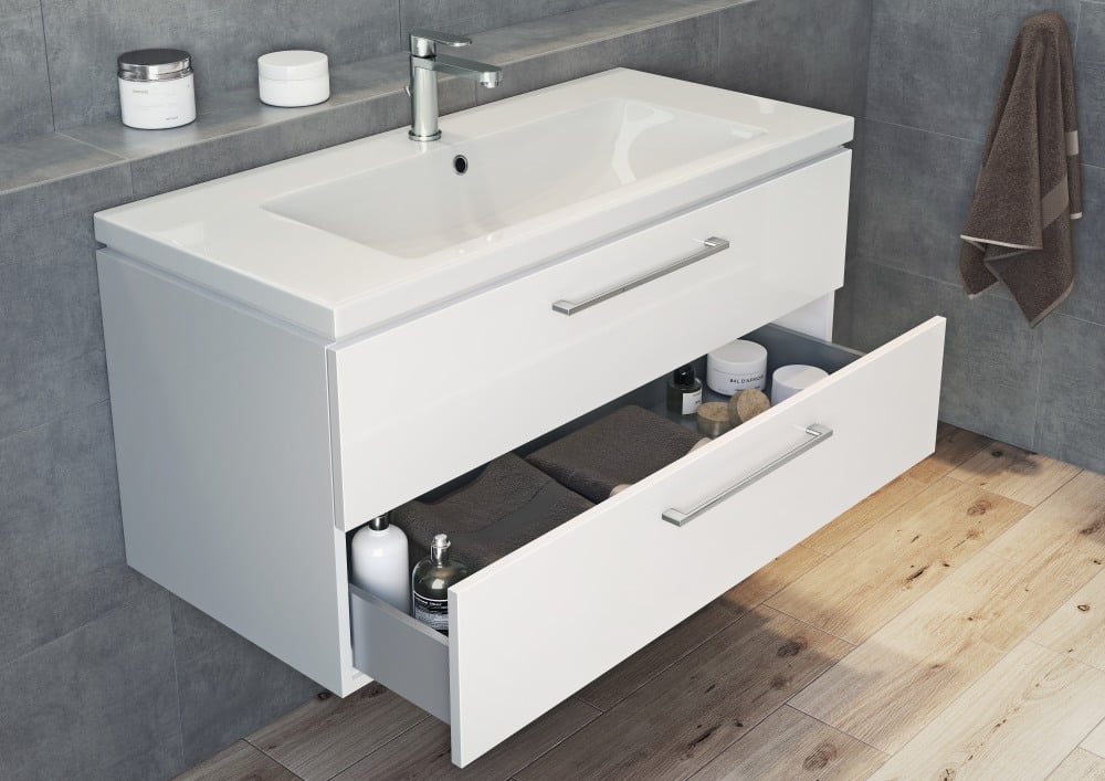 Мебель для ванной Cersanit Lara 80 см белый
