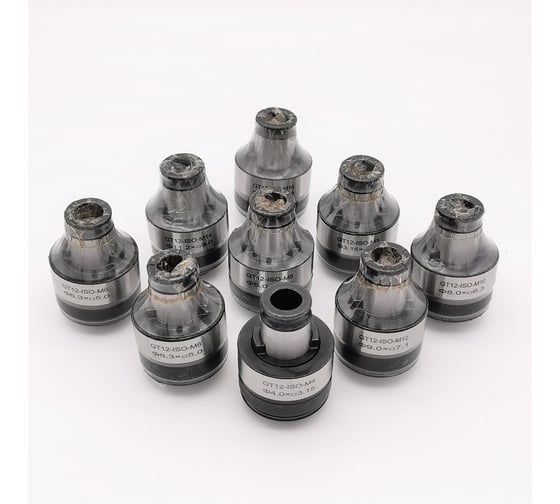 Набор цанг резьбонарезных GT12, 9 шт, М3-М16, ISO BESTE AC00920483