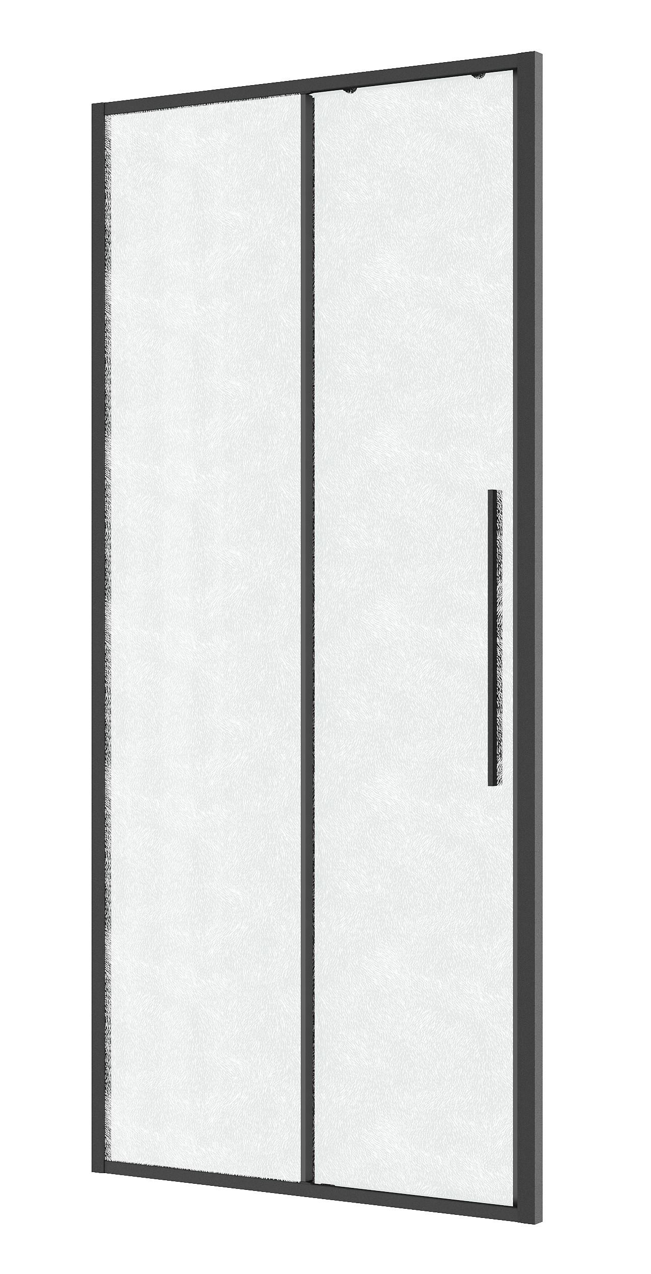 Душевая дверь Niagara Nova 130x195 шиншилла, графит NG-34-L13CHGR