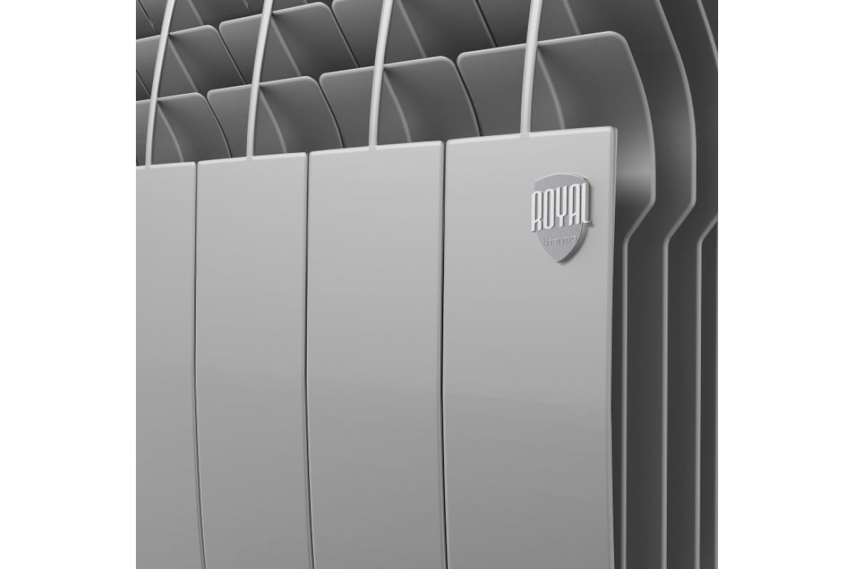 Радиатор Royal Thermo BiLiner 350/Silver Satin VDR - 8 секций НС-1309720
