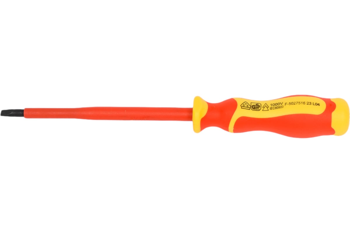 Шлицевая отвертка Neo Tools 1.0 x 5.5 x 125 мм, 1000 В 04-133