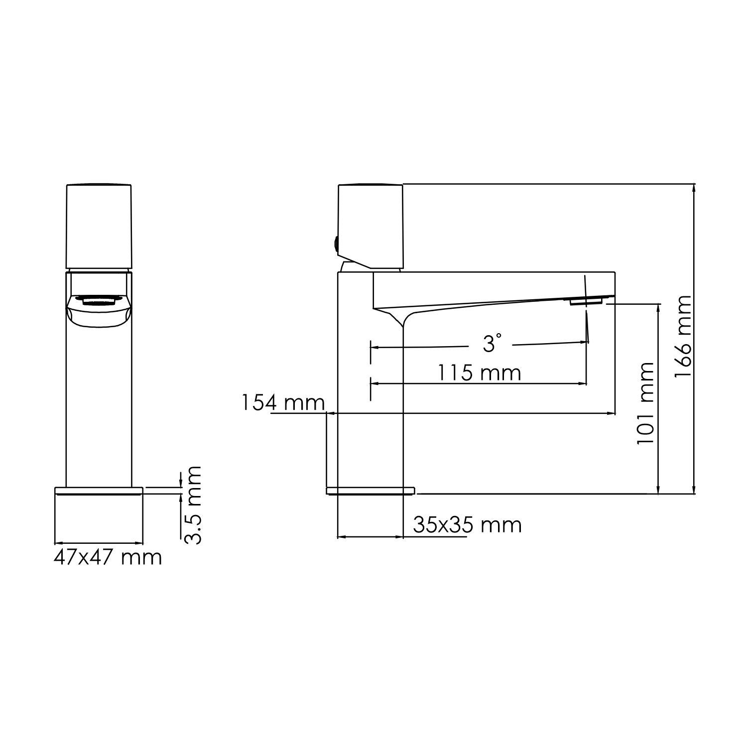 Смеситель для раковины WasserKRAFT Naab 8603, хром